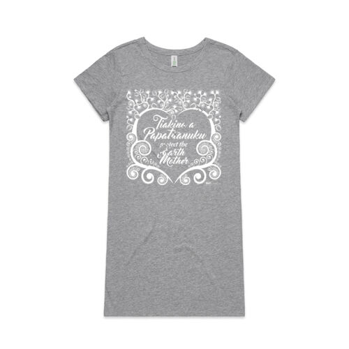 Papatuanuku - Womens Mika Organic Short Sleeved Dress Thumbnail