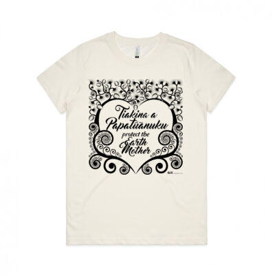 Papatuanuku - Womens Maple Organic Tee Thumbnail