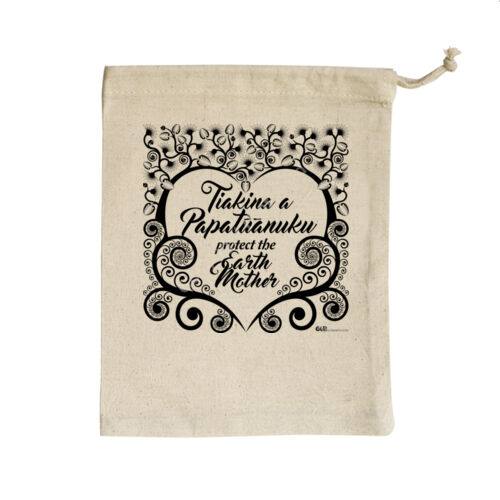 Papatuanuku - Small Calico Bag Thumbnail