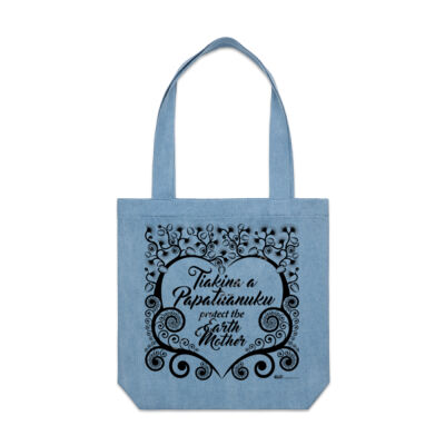Papatuanuku - Denim Carrie Tote Thumbnail