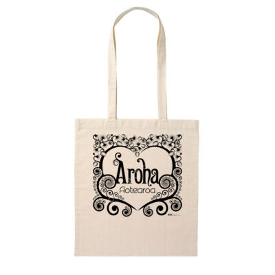 Aroha Aotearoa shopping bag - Tote Bag Thumbnail