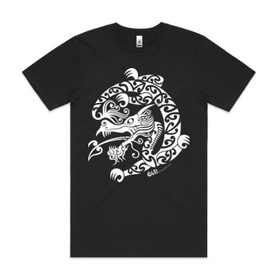 Taniwha Dragon - Mens Block Tee Thumbnail
